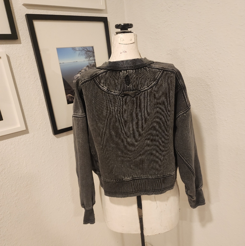 Fp Movement Intercept Pullover In Washed Black Or… - image 4